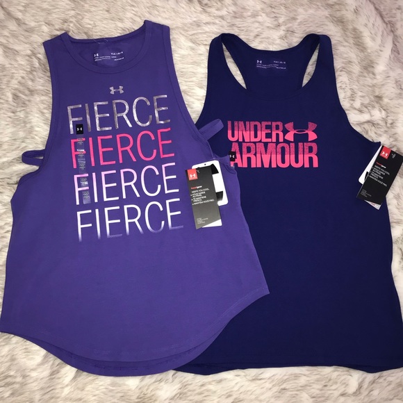 Under Armour Other - Under Armour girls Large shirt bundle